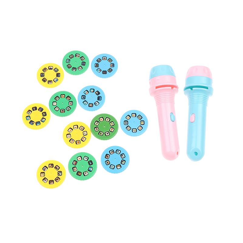 Детский проектор-фонарик с животными, фруктами, динозаврами, мультяшный, для сна, светящийся ночник