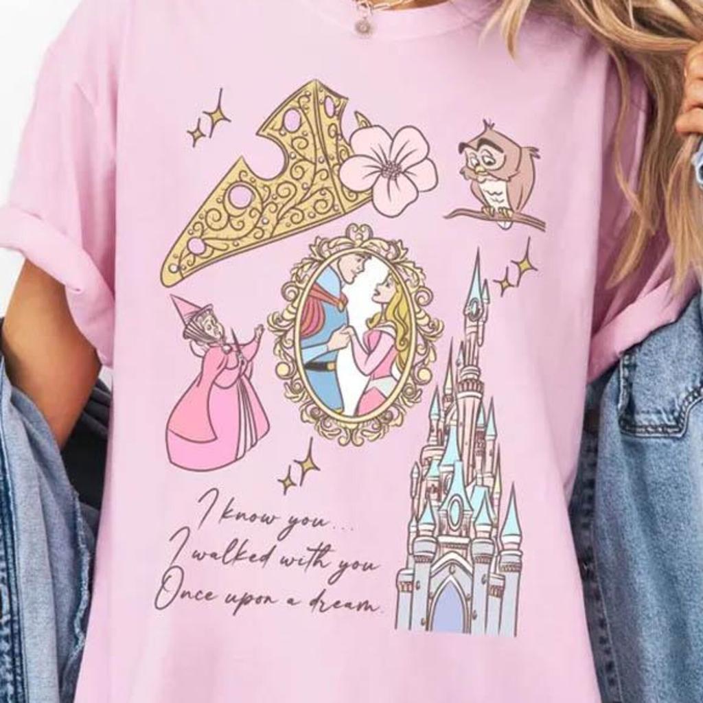 Aurora Princess Shirt,Sleeping Beauty Shirt, Vintage Disney Princess Tee,Disney Princess Tee,Disney Girl Trip Shirt, Disney Aurora Tee