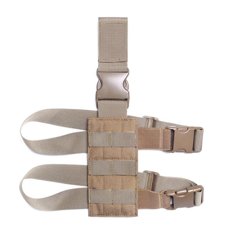 Универсальная кобура на ногу, тактическая кобура на платформе MOLLE для охоты, пейнтбола, с регулируемыми ремнями Molle