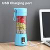 Portable Blender USB Rechargeable Cordless Mini Blender Shakes Juicer with 6 Stainless Steel Blades BPA-Free Blending