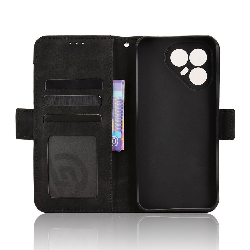 Кожаный чехол-кошелек для телефона TECNO Pova 7 Pro 5G с несколькими отделениями для карт