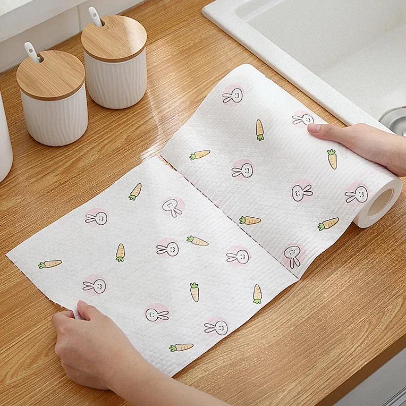 Многоразовые бумажные полотенца Кухонное полотенце, Салфетки для посуды и Салфетки для рук - Многоцелевые, Прочные и Многоразовые тряпки для кухни и ежедневной уборки
