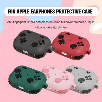 Для AirPods Pro 3 Защитный чехол Чехол для беспроводных наушников Полное покрытие 360° Защита от падений Игровой чехол для Airpods Силиконовый мягкий чехол
