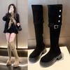 Thick-soled Fluffy Boots Women's New Winter Plush High Boots Thermal Snow Boots Cotton Boots