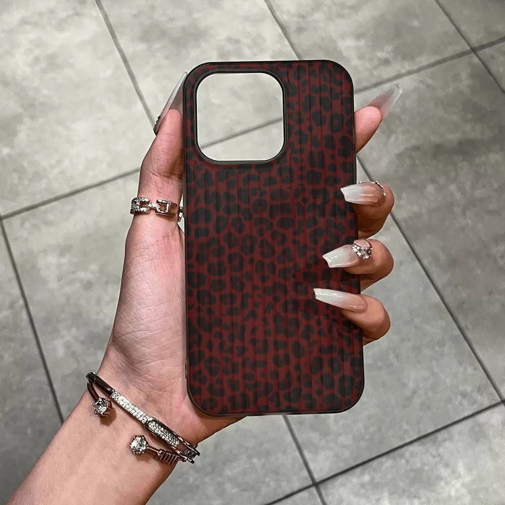 Леопардовый и Гепардовый Принт Для Iphone 17 16 15 14 Plus 13 12 11 Pro Max Pro Роскошные Полосатые Чехлы Для Телефона