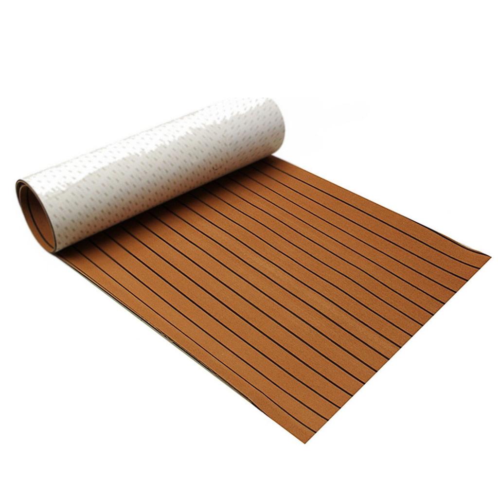 2300x900x6 мм EVA Foam Marine Teak Sheet Flooring Boat Decking Yacht Pad Marine Flooring Mat