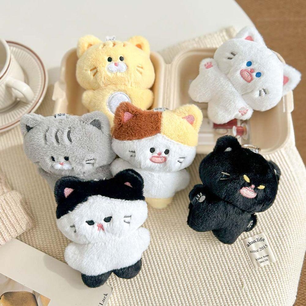 Аниме мультфильм брелок сумка кулон плюшевая игрушка милый кот плюшевый кулон рюкзак Декор