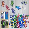 Hanging Indoor Outdoor Living Room Garden Backyard Metal Gecko Wall Decor Art Craft Sculptures