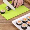 Двусторонняя бамбуковая циновка для суши, силиконовая циновка пищевого качества, новый антипригарный ролик для суши, прочные многоразовые инструменты