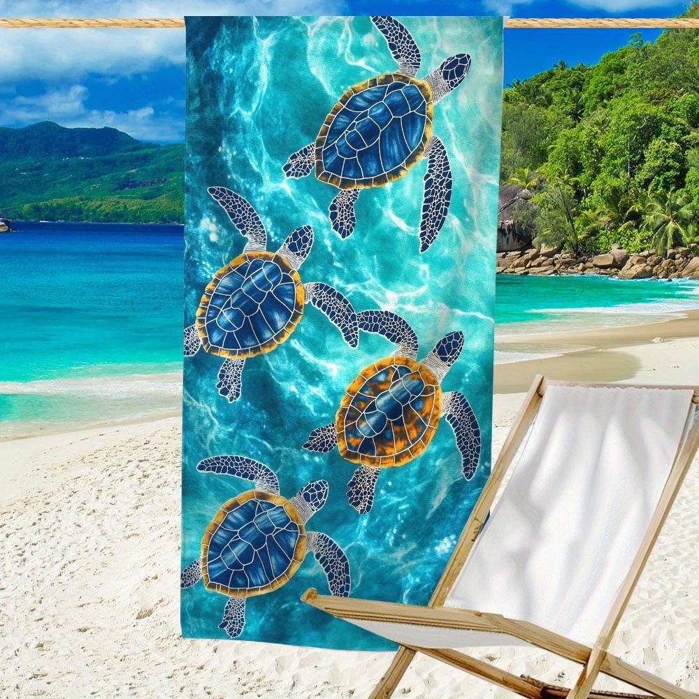 The New Microfiber Turtle Beach Towel Is Popular, And The Water-Absorbing Quick-Drying Bath Towel Does Not Stick To Sand.