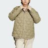 adidas Оригинальная теплая женская куртка-пуховик с цветным логотипом и логотипом зеленая IN0980