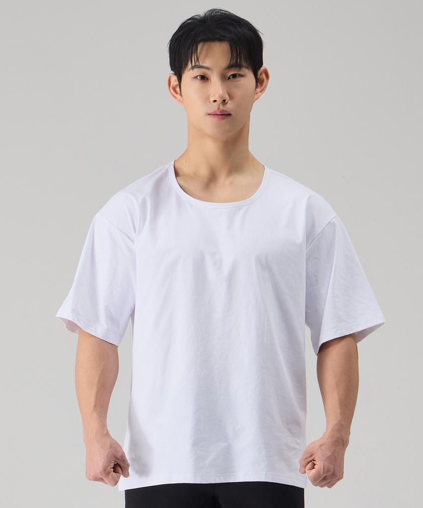 NTBC U-Neck Cool Basic Short Sleeve T-Shirt_2 Colors
