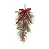 Christmas Teardrop Swag Garland, Entrance Wreath, Artificial Wreath for Housewarming Gifts