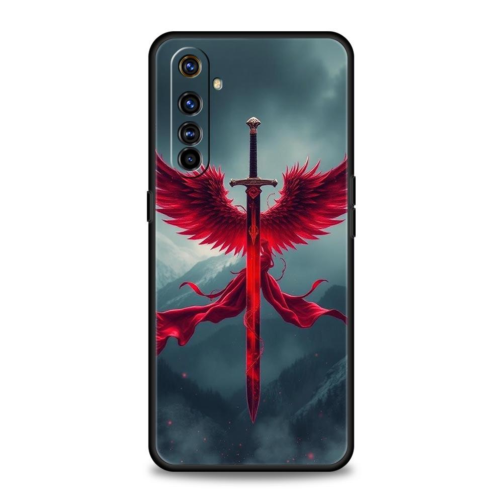 The Sword Creative Pattern Case For Realme C67 C63 C55 C53 C35 C25 C21 GT 2 3 5 6 10 11 12 13 Pro Plus 5G Soft TPU Phone Cover