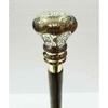 Трость в винтажном стиле с антикварной латунной ручкой в викторианском стиле