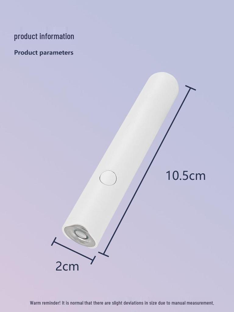 Портативная мини светодиодная лампа для ногтей - Быстросохнущая, Перезаряжаемая, Ручная машина для светотерапии