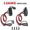 1/2 комплекта SAE Quick Connector Harness 12AWG водонепроницаемый удлинитель SAE боковой порт для солнечной панели генератора зарядного устройства аккумулятора