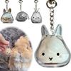 DIY Сборщик шерсти питомца Милый брелок-заяц, Шкатулка для хранения памятных вещей, Памятный сувенир из шерсти кролика для любителей кроликов