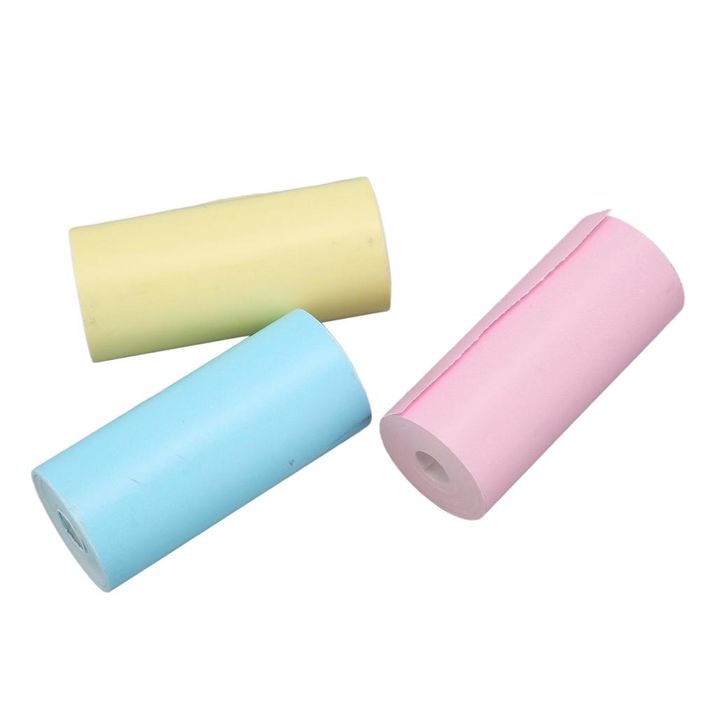 12 рулонов цветной мини-печатной бумаги для мини-термопринтера самоклеящаяся бумага для печати