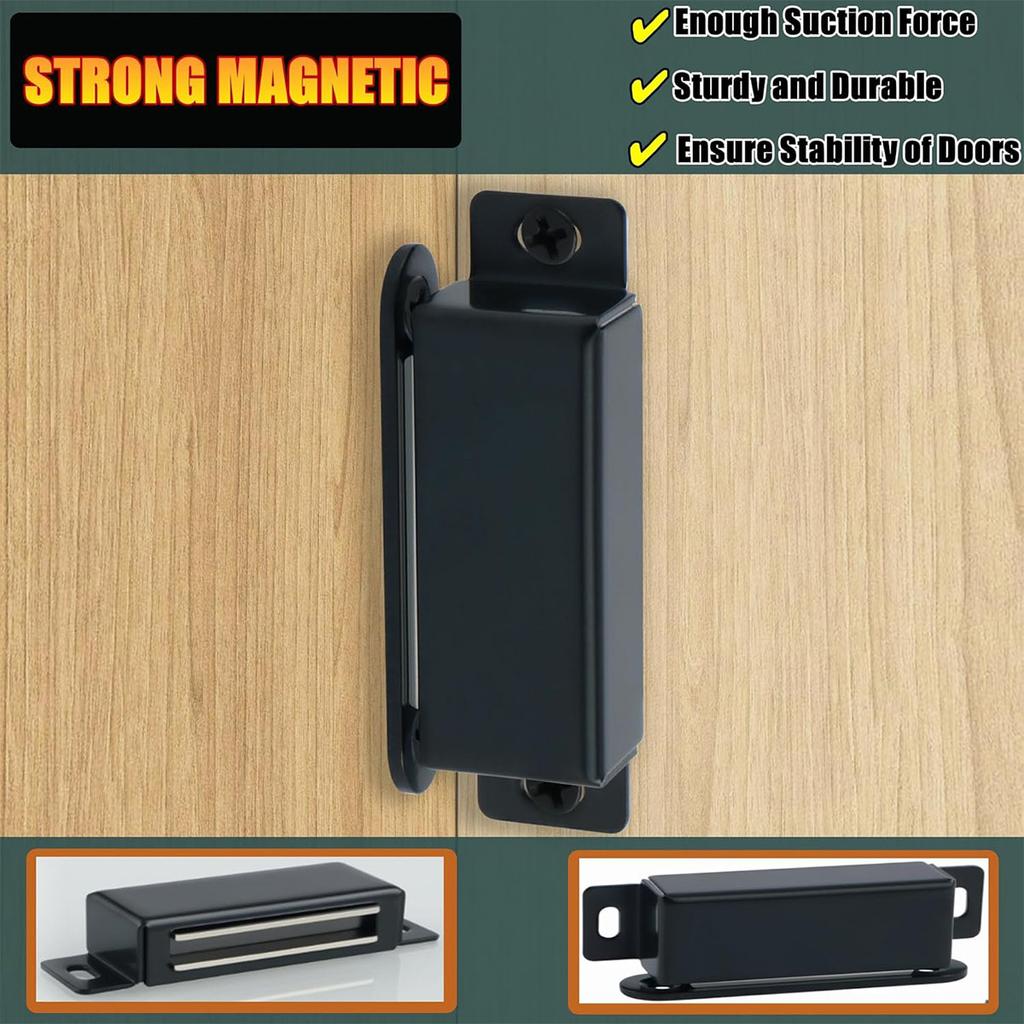 Mini Cabinet Magnetic Catch,Door Catch with Strong Magnetic for Cabinet,Stainless Steel for Cupboard Drawer Kitchen Wardrobe