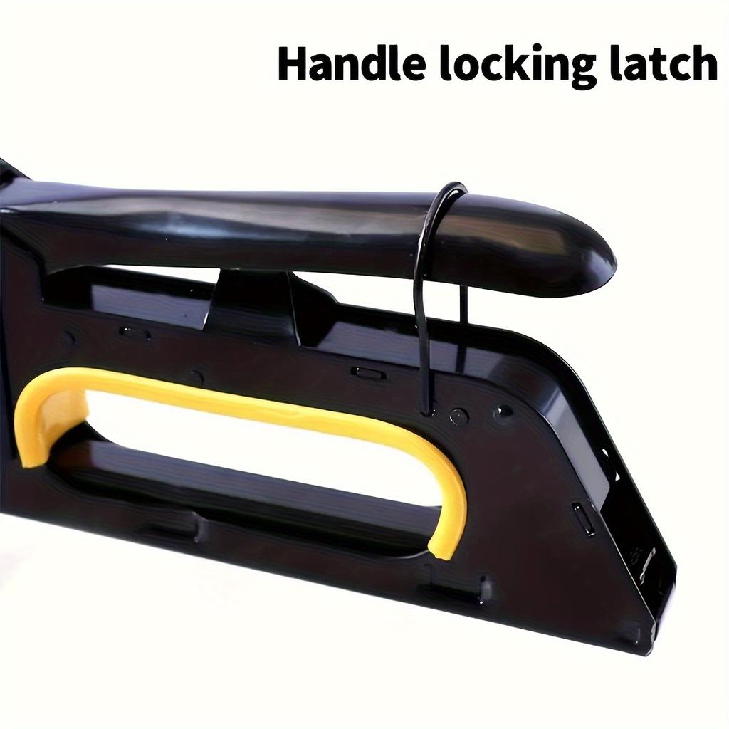 Professional Heavy Duty Staple Gun for Upholstery Wood Wire Mesh Cables DIY Portable Manual Nail Gun Straight U-shaped Gun