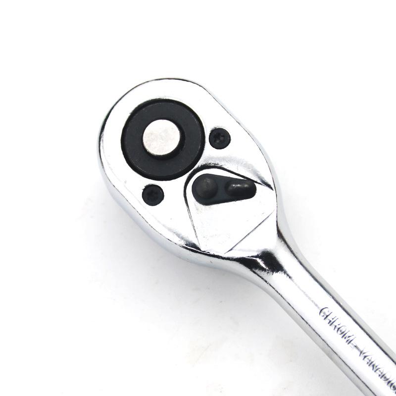 Набор реверсивных быстросъемных трещоточных ключей (24 зуба) – Размеры 1/2", 3/8", 1/4" для авторемонта