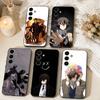 Bungo Stray Dogs D-Дазай Осаму Чехол для телефона Samsung Galaxy A73, A72, A71, A70, A53, A52, A51, Мягкий черный корпус