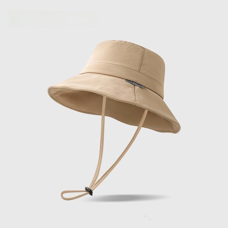 Outdoor Sun Protection Hat For Men Women With Wide Brim Breathable Ice Silk Summer Cap
