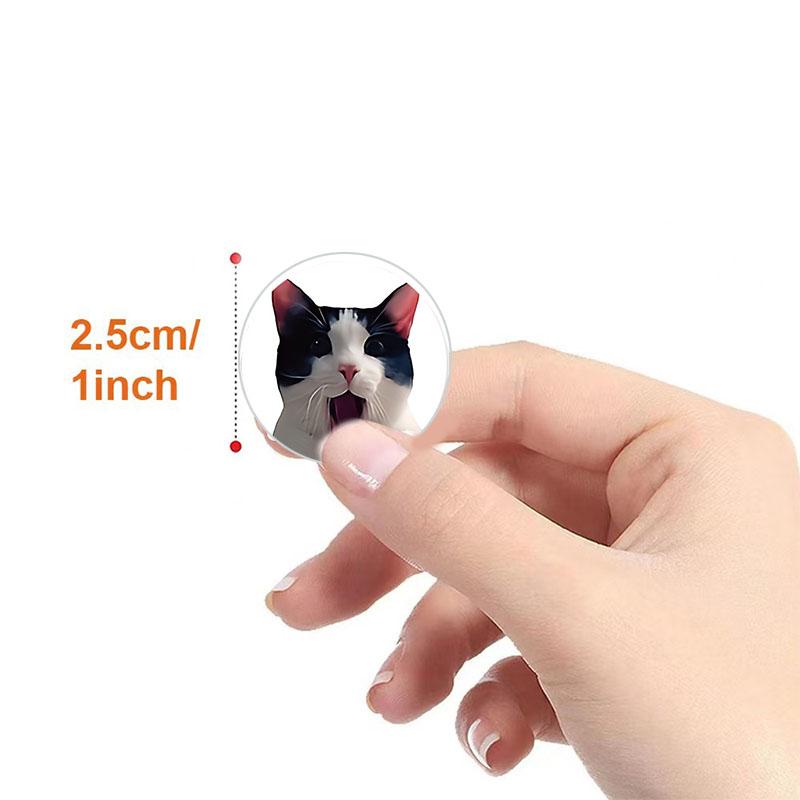 100-500PCS Funny Stickers Cat Cartoon Roll Stickers Animal Packaging Stickers Photocard decor Pack Lables