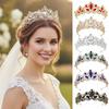Элегантные Барочные Королевские Тиары Роскошные Свадебные Головные Уборы Свадебные Аксессуары Для Волос