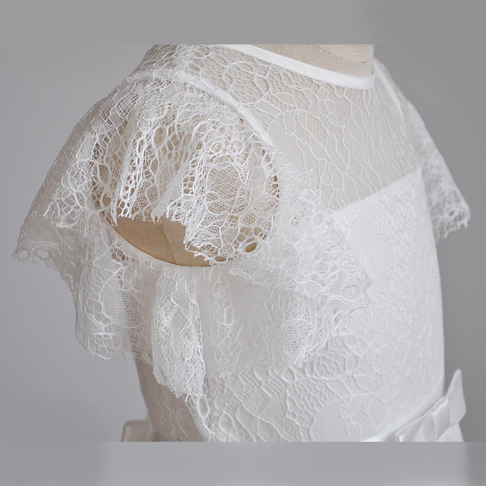 YUBAOBEI Высококачественное хлопковое платье принцессы для девочек, летняя детская свадебная одежда, белое шифоновое пляжное платье для девочек