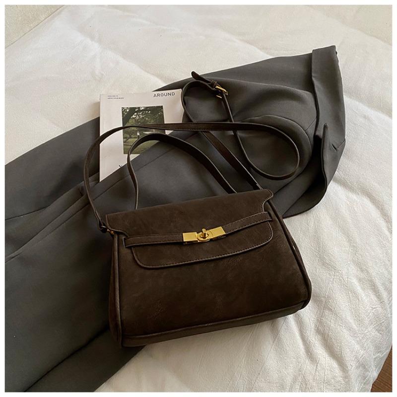 Модная и трендовая сумка кроссбоди, сумка на одно плечо, простая и вместительная повседневная сумка-багет для работы