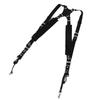Leather Camera Strap Dual Shoulder Snapshot Harness Adjustable Multifunctional Camera Accessories for SLR CameraBlack