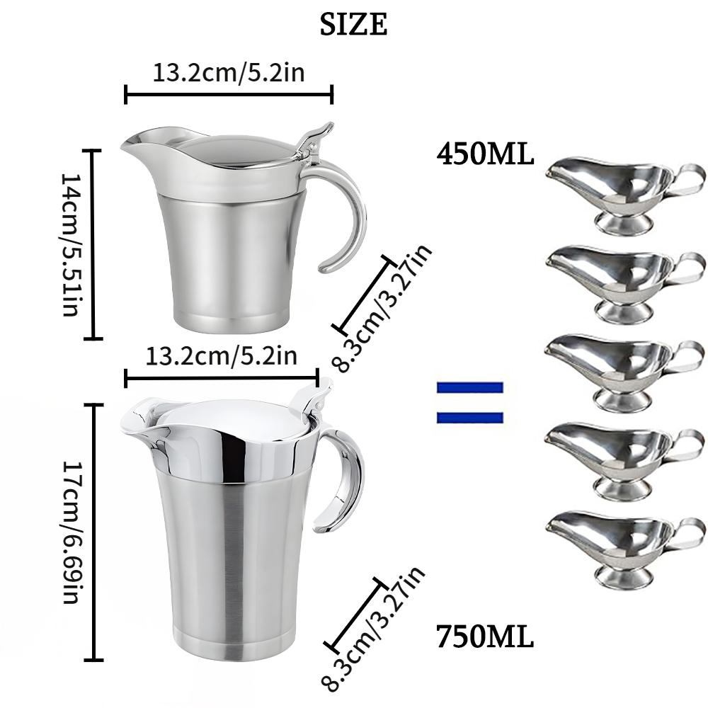 304 stainless steel steak sauce pot, jam pot, kitchen seasoning pot.zwq