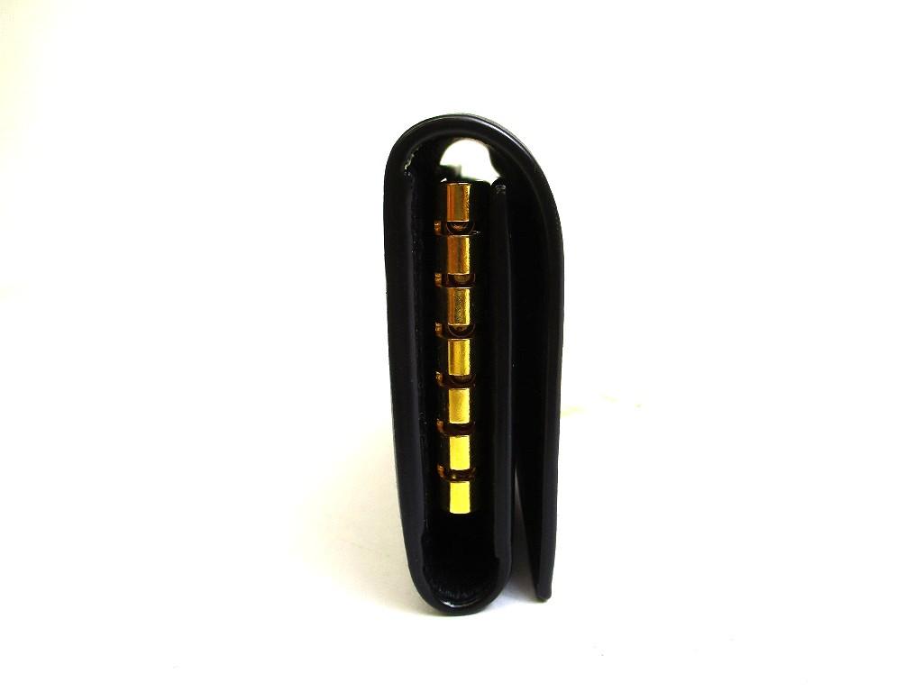 Оригинальный брелок Saint Laurent YSL из черной кожи 6 шт. #b135 Открытая коробка