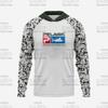 Mens Quick-Dry UV Protection Hooded Fishing Shirt Outdoor Sea Angling Lightweight Breathable Milk Silk Performance Top