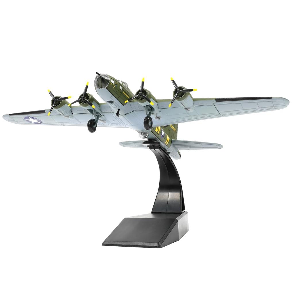 NUOTIE Flying Fortress Memphis Bell Bomber Металлическая модель Военная модель Fairchild Republic Литая модель самолета для коллекции 1144 B-17F