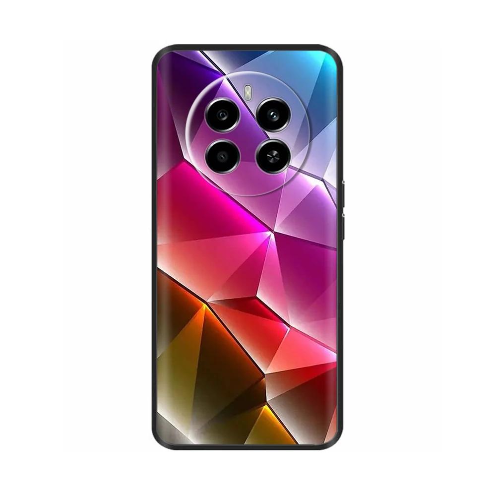 Крашеный чехол для Realme Narzo 70 Мягкий силиконовый задний чехол для Realme Narzo 70 Pro 70x Модные роскошные чехлы с принтом Coque Fundas