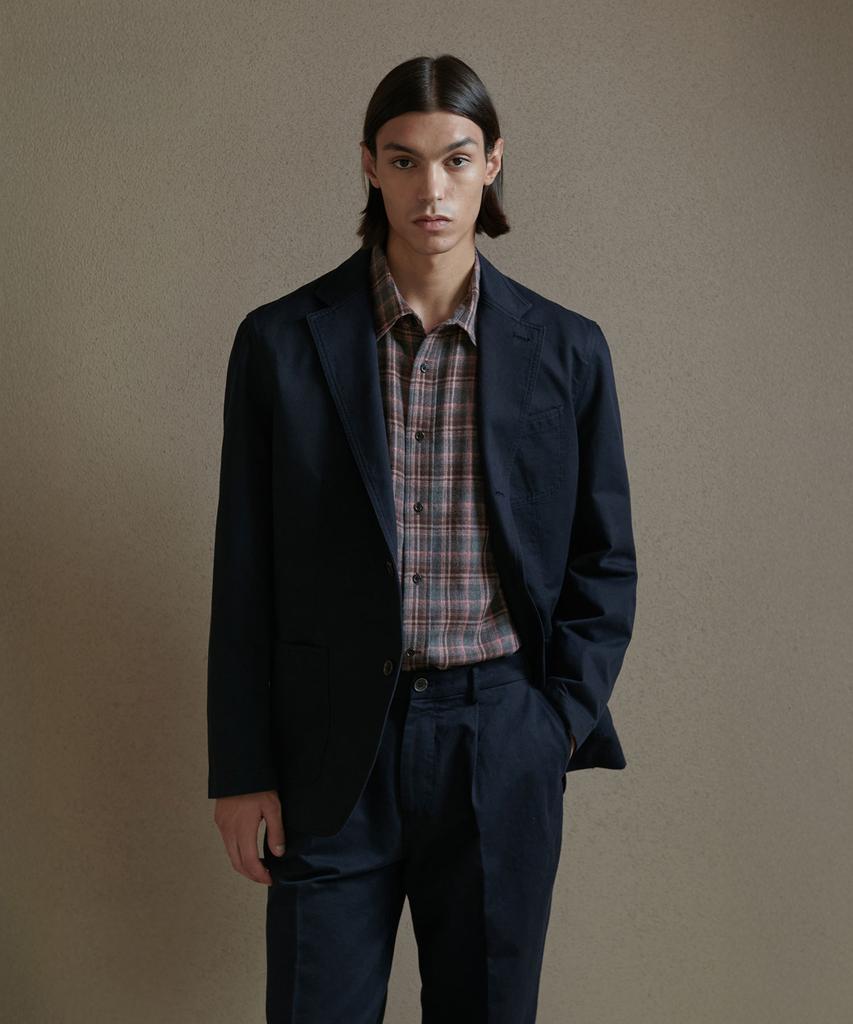 Prodeshirt High-Density Cotton Oxford Blazer (Navy)