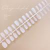 Matte Grey Cat Eye Nail Patches - Whitening, Wearable Finished Pieces