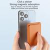 Магнитный Кожаный Кошелек-Держатель для Карт Magsafe для iPhone 16 15 14 13 Pro Max Скрытая Подставка для Телефона Держатель для Банковских ID-Карт Карман Чехол