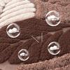 Leaf Pattern Bath Mat Absorbent Bathroom Rug with Anti Slip Bottom Thick Fuzzy Doormat Soft Rug