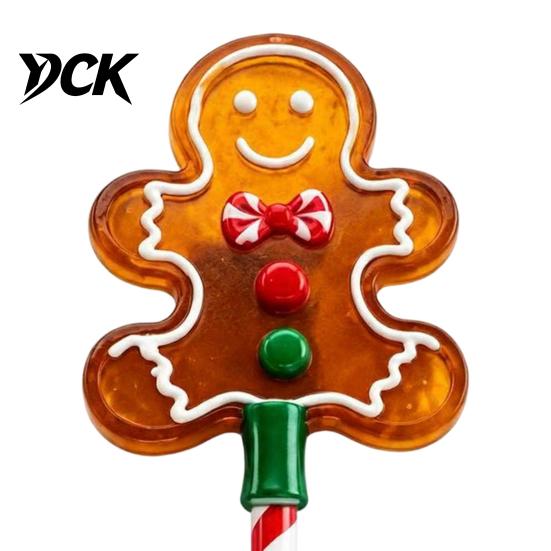 Convenient Checkout Payment Wand Christmas Tap-to-Pay Wand, Candy Cane Handle Credit Card Holder, Cute Magic Holder for Santa Snowman Tree Gingerbread