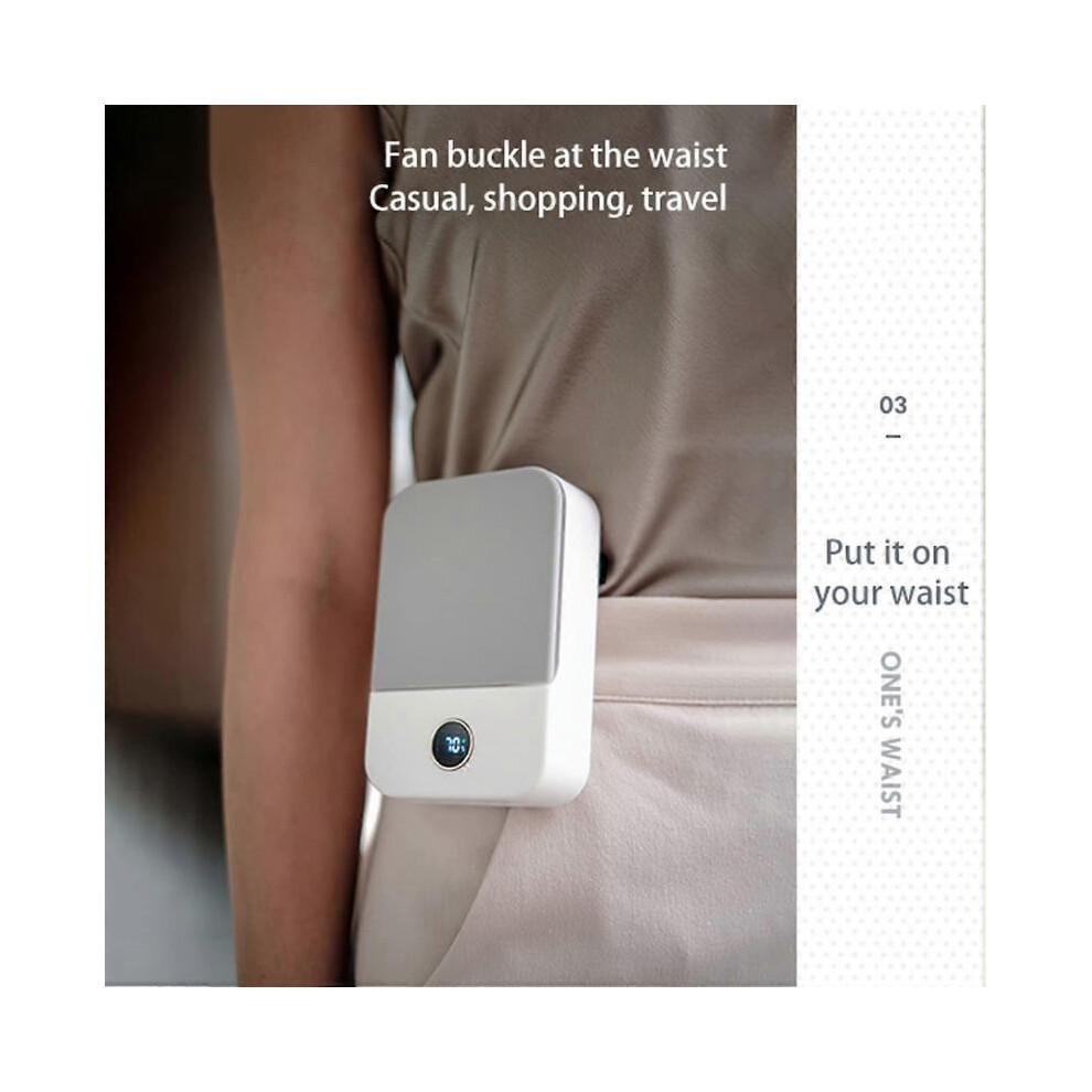 Portable New Mini Neck Fan USB Rechargeable with Power Bank Handheld Fan Desk Adjustable Fan Air Cooler