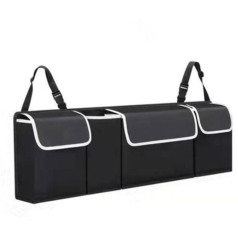 Car Trunk Organizer Backseat Storage Bag High Capacity Multi-use Car Seat Back Organizers Automobile Interior