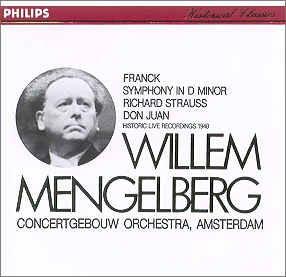 CD СЕСАР ФРАНК / РИХАРД ШТРАУС – WI - Симфония ре минор / Дон Жуан 4162142 Philips Япония Obi Классика Б/у