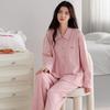 Pajamas Ladies Autumn And Winter Warm German Velvet Long Sleeve Winter Loungewear Thin Velvet Large Size Set