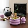 Japanese Matcha Tea Set Ceramic Matcha Bowl And Powder Jar Gift for Birthday New Year