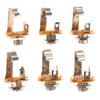 5Pcs Electric Guitar Input Jack For Electric Guitar Bass Guitar 1/4"" (6.35Mm) 6.5Mm Mono Jack Socket Nut & Washer