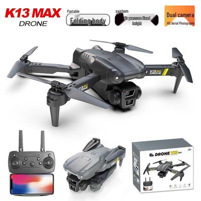 Складной дрон K13MAX с HD двойной камерой и удержанием высоты, квадрокоптеры с дистанционным управлением для аэрофотосъемки